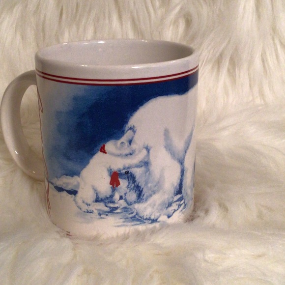 Coca Cola Mug | Vintage | Polar Bear Push - Picture 4 of 5